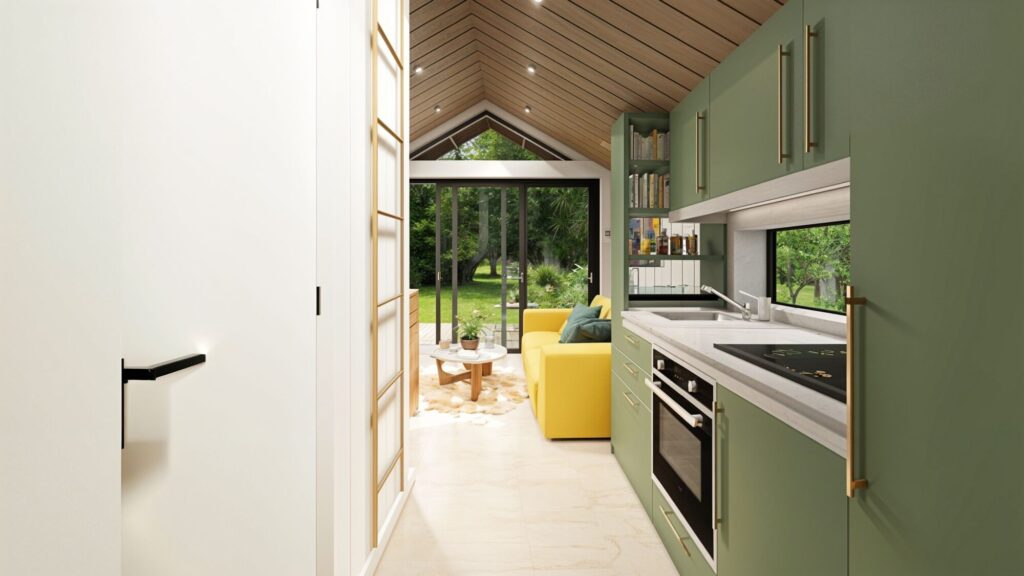 Grondvoorbereiding voor tiny house plaatsing
