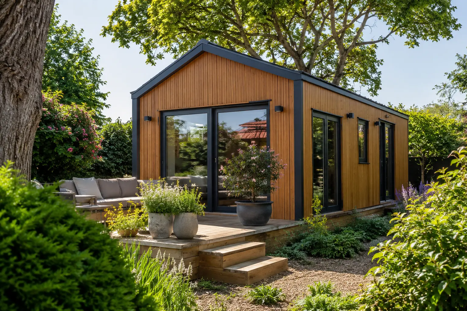 Mag je een tiny house in je tuin zetten?